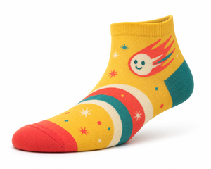 Custom Casual Ankle retro comet design