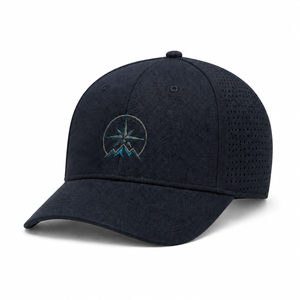 Custom Perforated Performance Cap on a white background